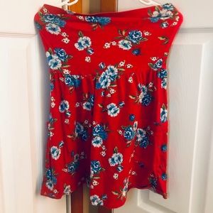 Flowery Bathing Suit Coverup